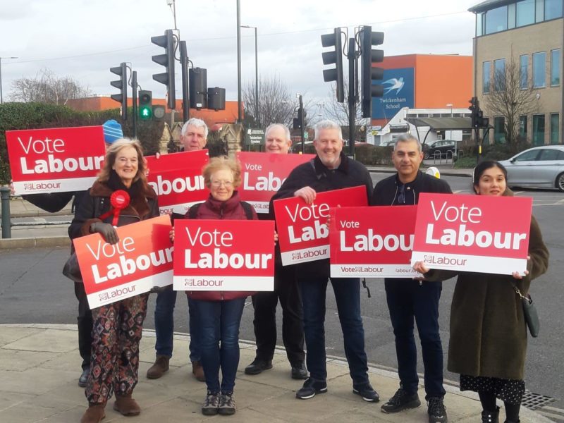 Labour Campaigners in Twickenham